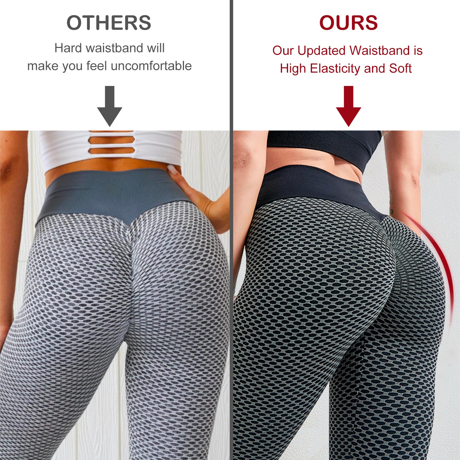 STORAZONE Woman fashion and Outdoor TIK Tok Leggings Women Butt Lifting Workout Tights Plus Size Sports High Waist Yoga Pants Small Amazon Banned