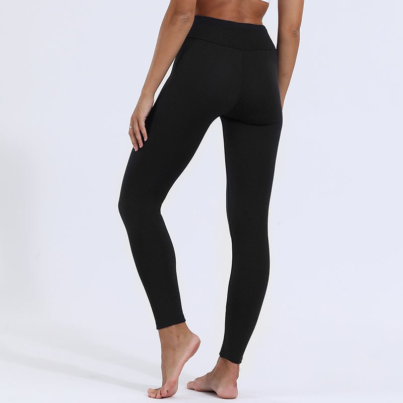 STORAZONE Woman fashion and Outdoor Winter Leggings Warm Thick High Stretch Lamb Cashmere Leggins Skinny Fitness Woman Pants