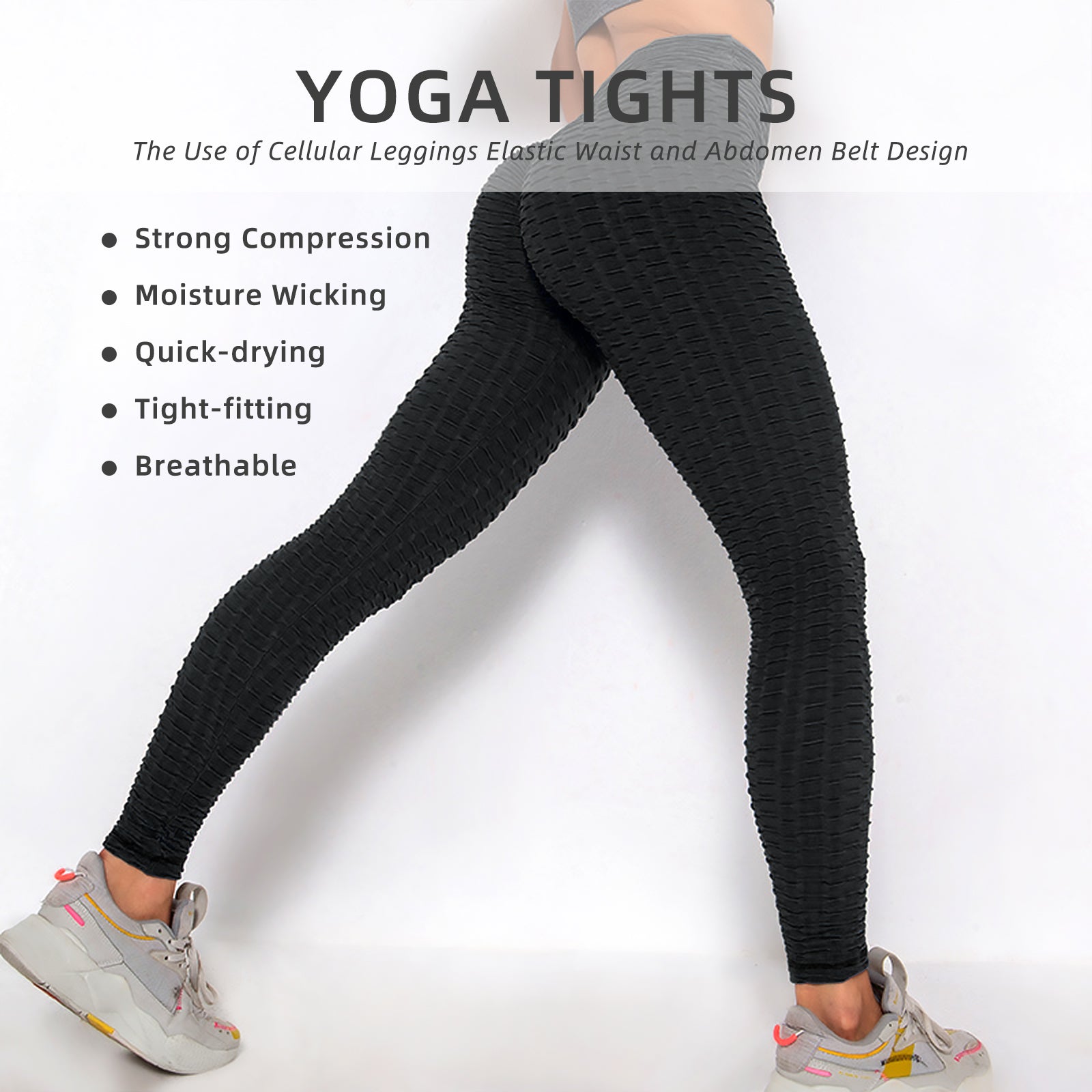 STORAZONE Woman fashion and Outdoor Women TIK Tok Leggings Bubble Textured Leggings Butt Lifting Yoga Pants Black Amazon Banned