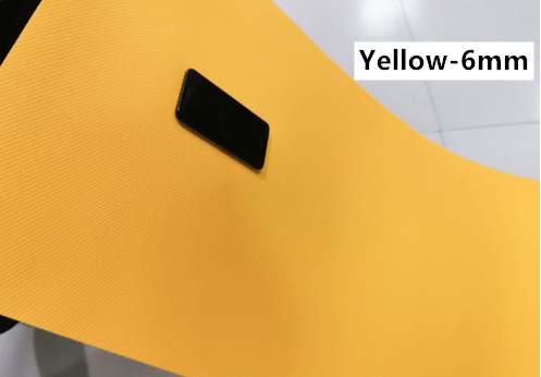 STORAZONE Woman fashion and Outdoor Yellow6mm Super Soft  EVA Fitness Composite Mat Yoga Mat 4mm 6mm