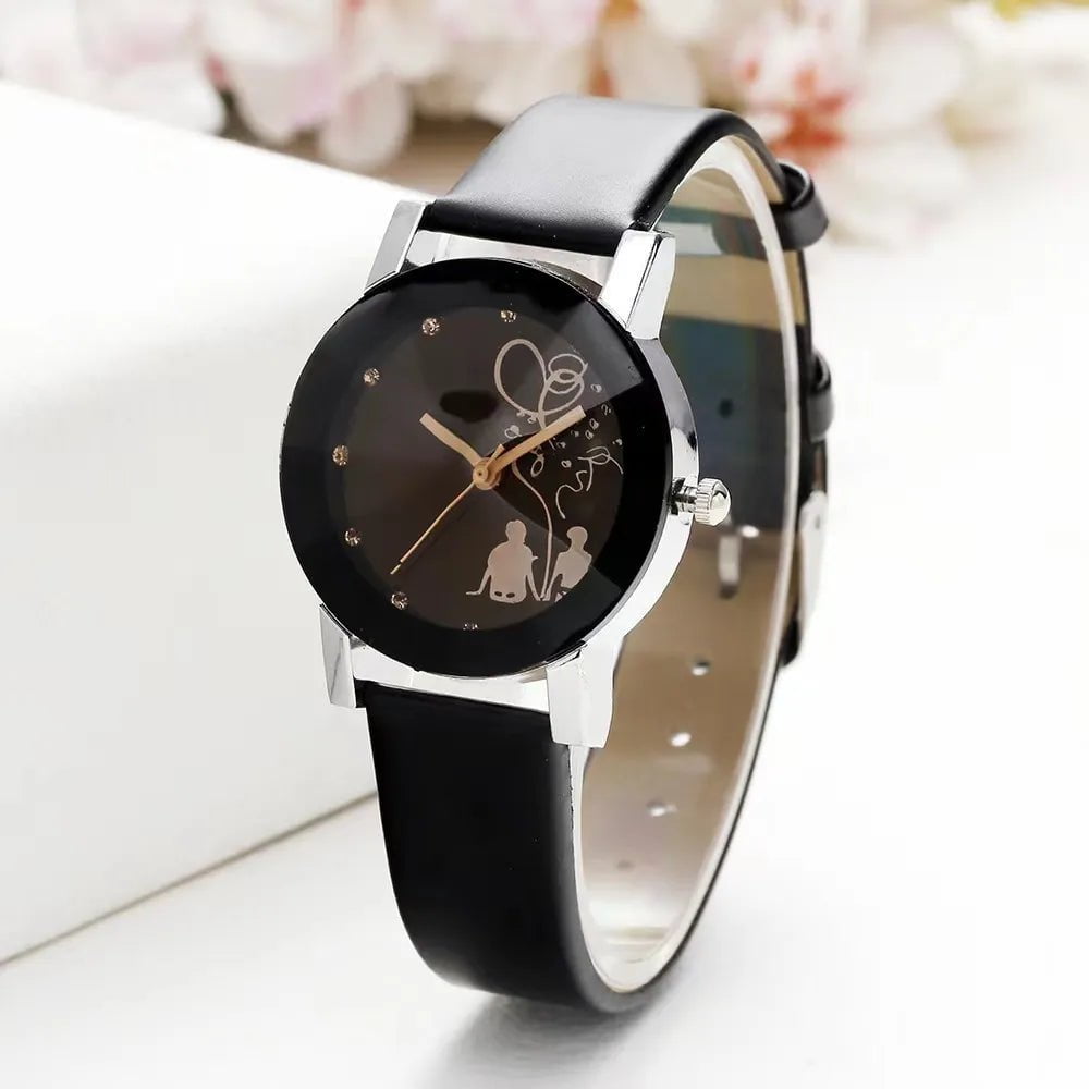 Storazone women 3 / CHINA Women Watch Rhinestone Romantic Starry Sky WristWatch Fashion Ladies Leather Watch Clock for Women Relogio Feminino Montre Femme