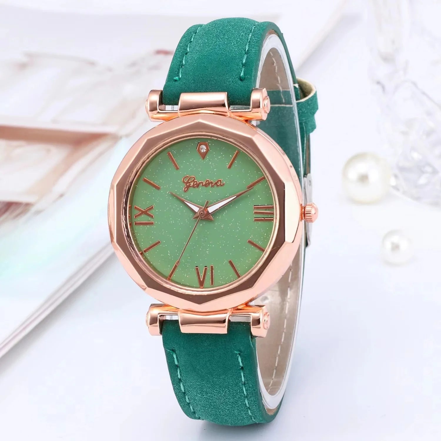 Storazone women 4 / CHINA Women Watch Rhinestone Romantic Starry Sky WristWatch Fashion Ladies Leather Watch Clock for Women Relogio Feminino Montre Femme