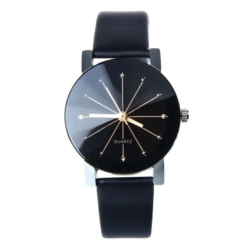 Storazone women Couple Lover Watches Quartz Dial Clock PULeather WristWatch Relojes Watch Women Men Fashion Luxury Relogio Feminino часы женские