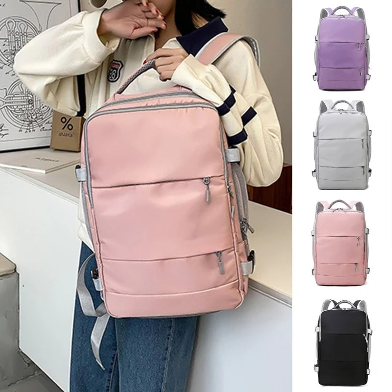 Storazone Women's Backpack Fashion Large Capacity Lightweight Backpacks Girls Students Portable Korean Version Bags