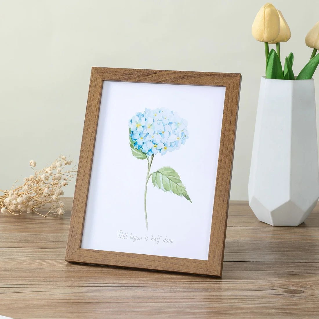 Storazone Wooden Photo Frame For Wall Hanging 10X15 15X20 20X25cm A4 Wood Picture Frame Stand For Pictures Photo Decor Commemorative Gift