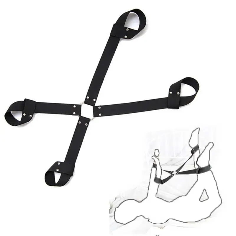 Storazone Wrist to Ankle Position Adjustable Hogtie HandCuffs Restraints Bedroom Adults Erotic Bondage SM Set Love Toy Couple Sexy Game