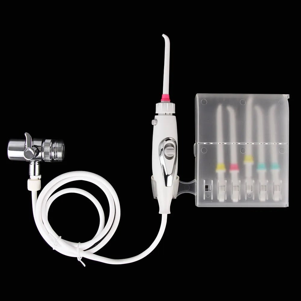 Storazone X2 AquaFloss Pro, HydroClean TapFloss, Streamline OralJet, FaucetDent Spa, PureStream Dental Rinse, FlowFloss Oral Spa, TapJet Tooth Cleaner, AquaPure Mouth Spa, EasyFloss WaterJet, CleanStream Faucet Flosser