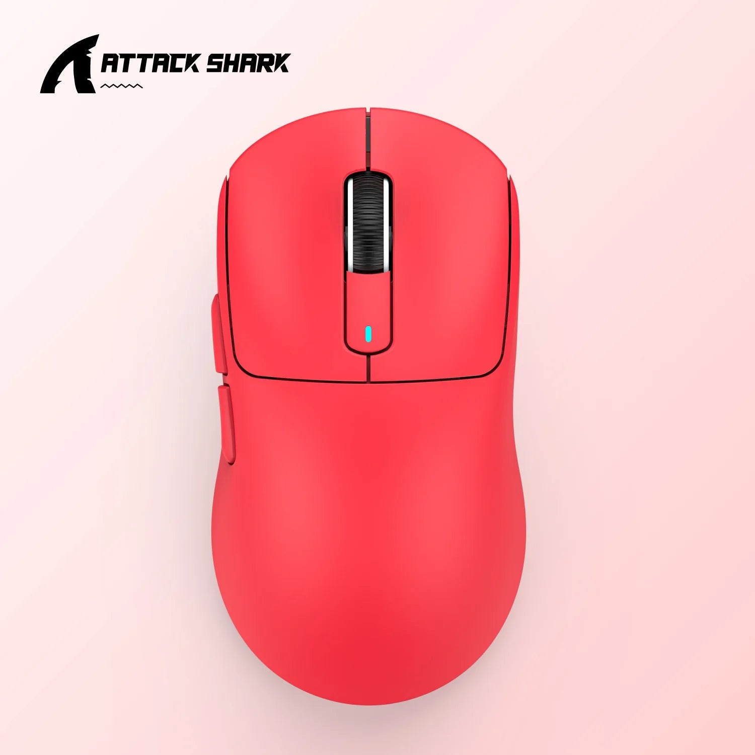 Storazone X3 Red X3 PixArt PAW3395 Bluetooth Mouse 2.4G Tri-Mode Connection, 26000dpi, 650IPS, 49g Lightweight Macro Gaming Mouse