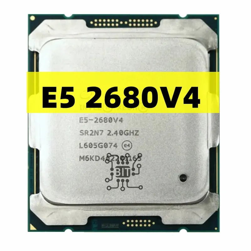 Storazone Xeon E5 2680 V4 LGA 2011-3 CPU Processor 2.4Ghz 14-core and 28 threads 120W E5-2680V4 Free Shipping