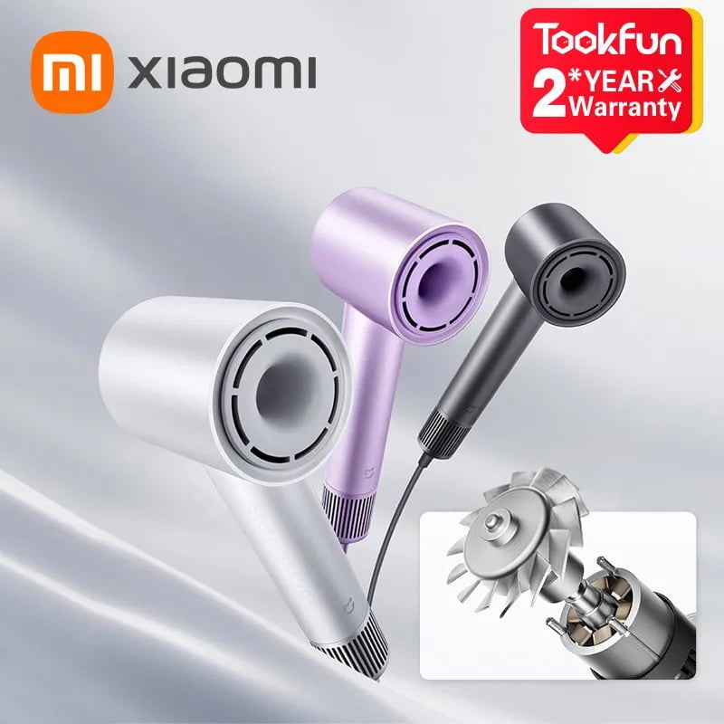 Storazone XIAOMI MIJIA H501 High Speed Anion Hair Dryers Wind Speed 62m/s 1600W 110000 Rpm Professional Hair Care Quick Drye Negative Ion