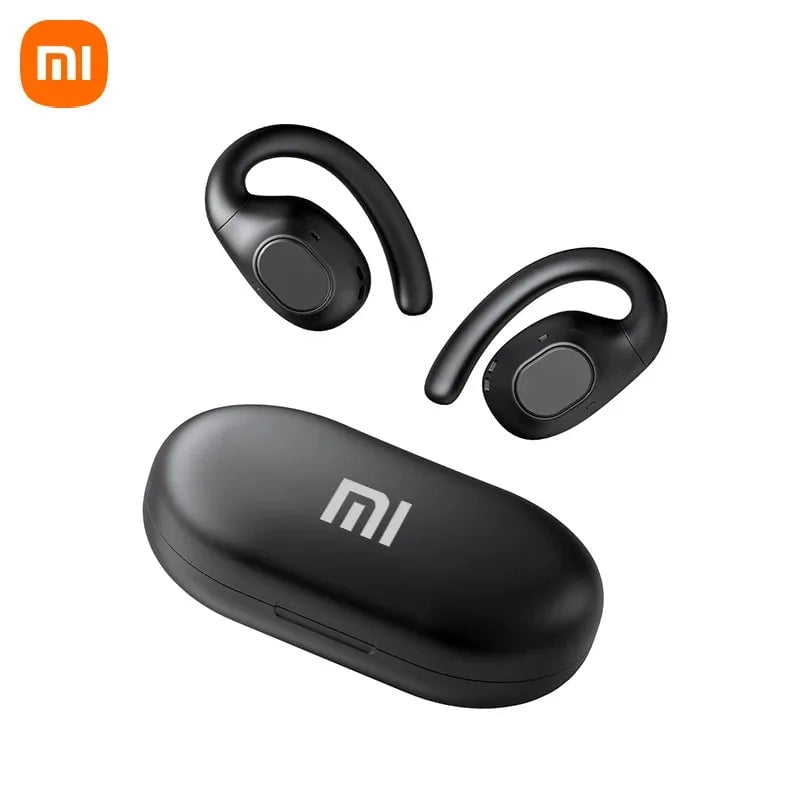 Storazone XIAOMI Mijia Wireless Bluetooth Earphones Open Ear TWS Headphones I68 EarHooks Sports Headset Bone Conduction Earbuds With Mic