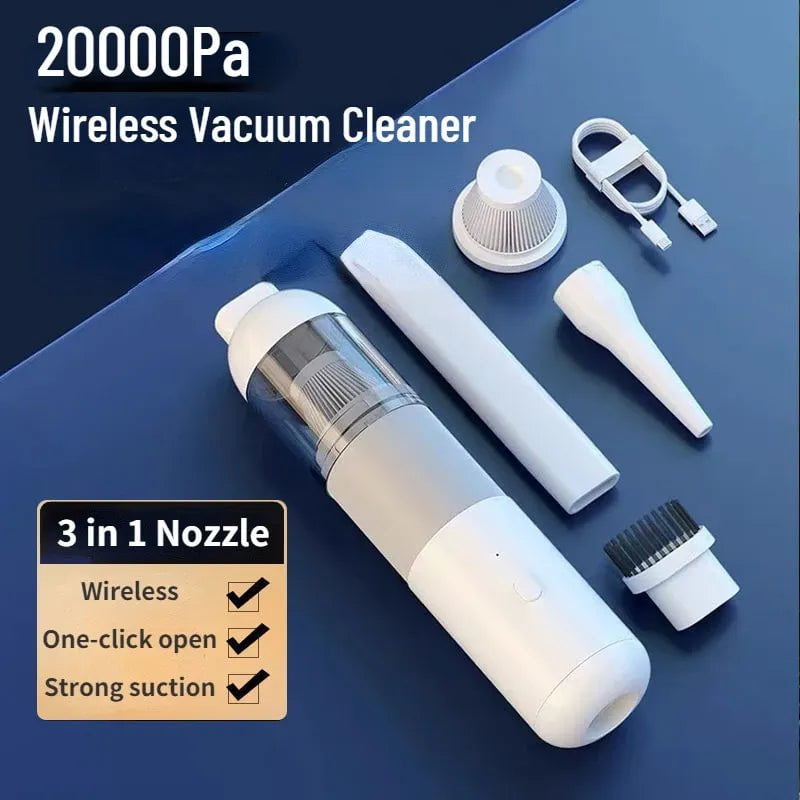 Storazone Xiaomi New Car Vacuum Cleaner Portable Mini Handheld Vacuum Cleaner Smart Home Car Dual-purpose Mi Wireless 20000PA Dust Catcher