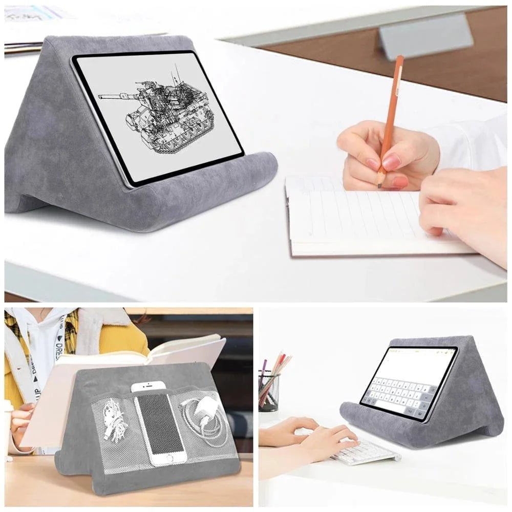 Storazone Xnyocn Sponge Pillow Tablet Stand For iPad Samsung Huawei Tablet Bracket Phone Support Bed Rest Cushion Tablette Reading Holder