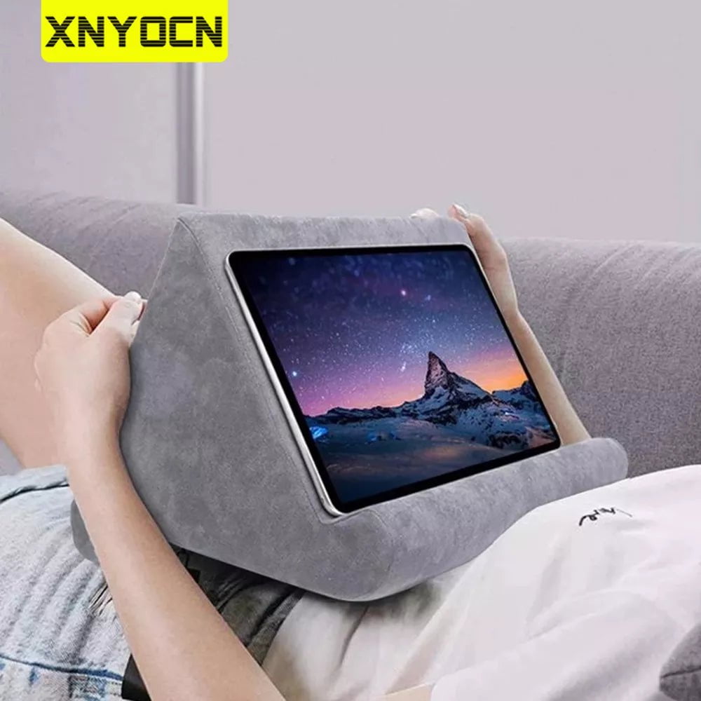 Storazone Xnyocn Sponge Pillow Tablet Stand For iPad Samsung Huawei Tablet Bracket Phone Support Bed Rest Cushion Tablette Reading Holder