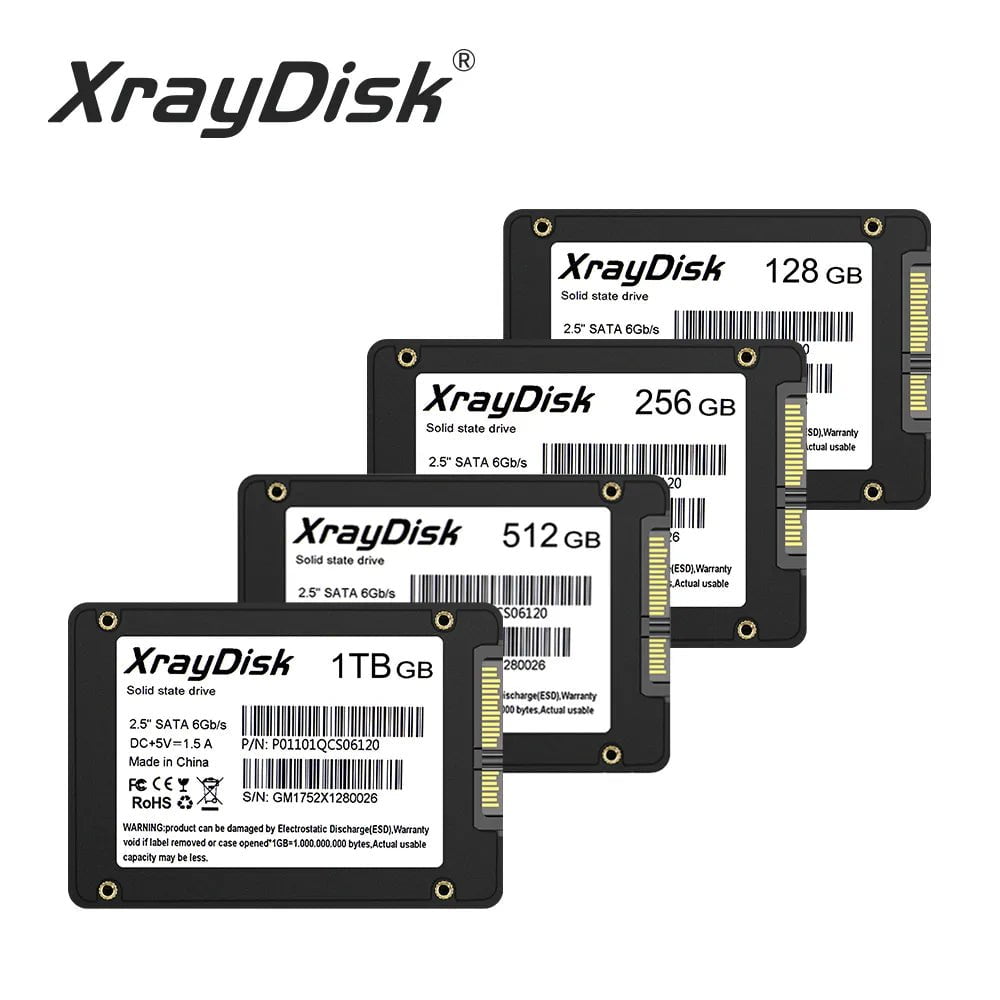 Storazone XrayDisk Sata3 Ssd Hard Disk 60GB 120GB 240GB 128GB 256GB 480GB 512GB 2.5" Internal Hdd Solid State Drive For Desktop PC  Laptop