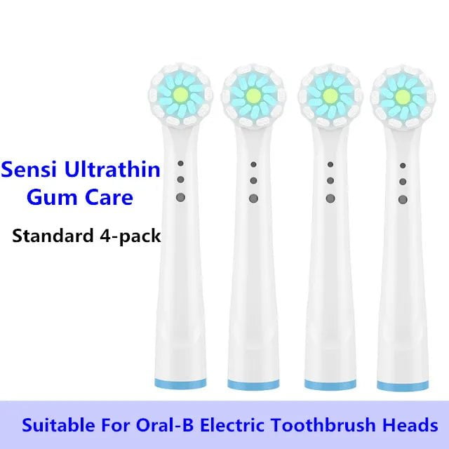 Storazone YE643 Brush Head nozzles for Braun Oral B Replacement Toothbrush Head Sensitive Clean Sensi Ultrathin Gum Care Brush Head for oralb