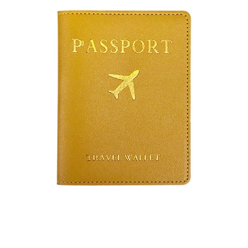 Storazone yellow 1PC Women Men PU Leather Luggage Tag Suitcase Identifier Label Baggage Boarding Bag Tag Name ID Address Holder Travel Accessorie