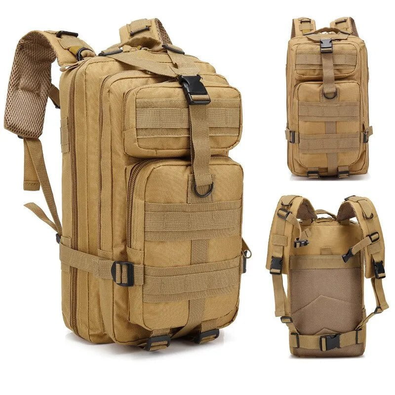 Storazone Yellow Military Tactical Backpack Travel Sports Camouflage Bag Outdoor Climbing Hunting Backpack Fishing Hiking Army 3P Pack Bag