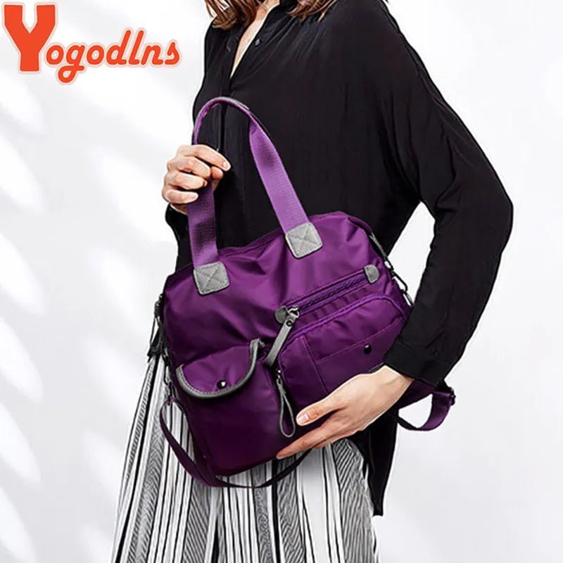 Storazone Yogodlns New Arrival Nylon Women Messenger Bags Casual Large Capacity Ladies Handbag Female Crossbody Shoulder Bags Waterproof