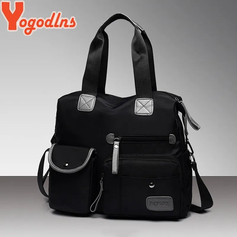 Storazone Yogodlns New Arrival Nylon Women Messenger Bags Casual Large Capacity Ladies Handbag Female Crossbody Shoulder Bags Waterproof