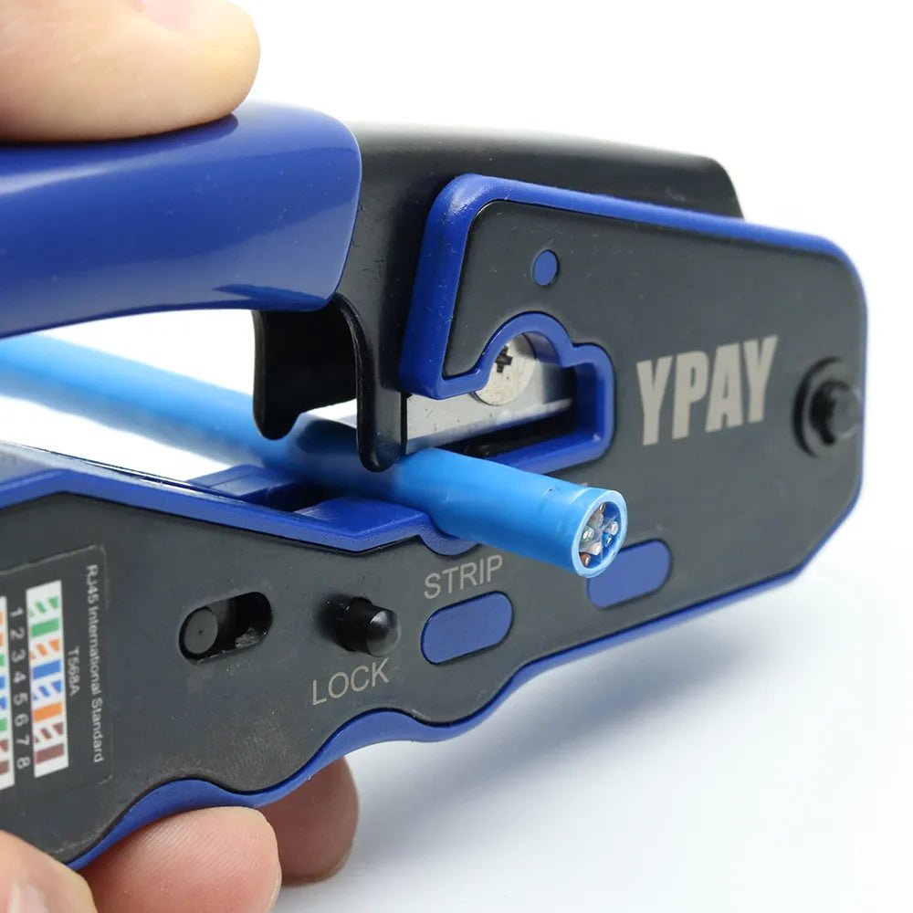 Storazone YPAY rj45 crimper network tools pliers cat5 cat6 8p rg rj 45 ethernet cable Stripper pressing wire clamp tongs clip rg45 lan